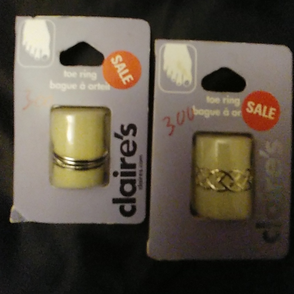 Toe rings (both for one price)